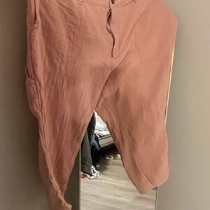 WoMen's Casual Pants in Pink